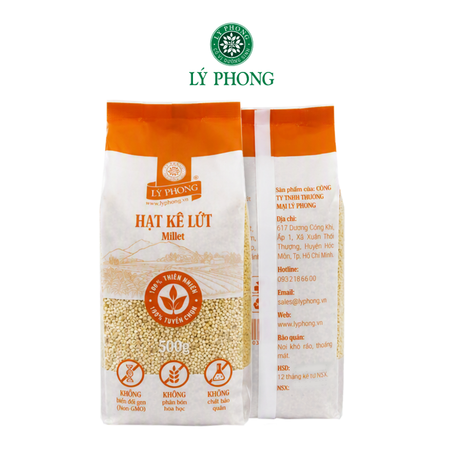 Hạt kê lứt (Millet) - Túi 500 gram